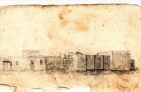 SKETCH Fulton's 1837 Alamo Church and Gate 1.jpg